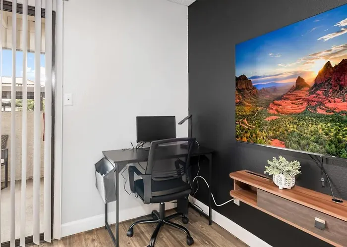 Stylish 2br Near Asu Featuring Pool Grill & Parking