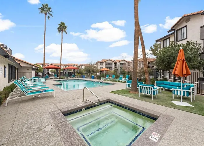 Stylish 2br Near Asu Featuring Pool Grill & Parking Apartment *